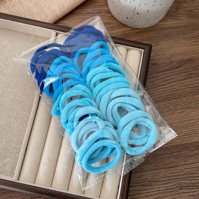 50 Pack Gradient Hair Ties for Girls Elastic Hair Bands Assorted Colors