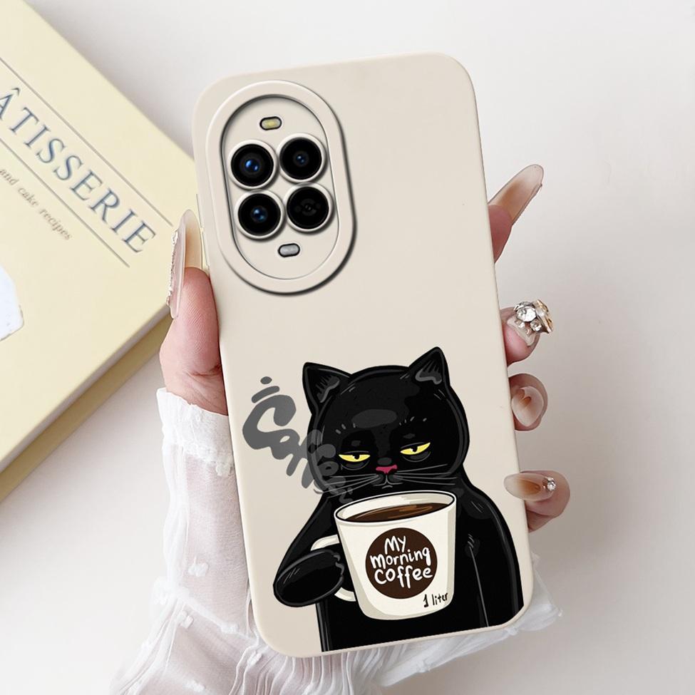 For Huawei Nova 13 Pro Case MIS-AL00 Silicone Cute Cartoon Cat Luxury Fashion Shockproof Bumper For Huawei Nova 13Pro Back Cover