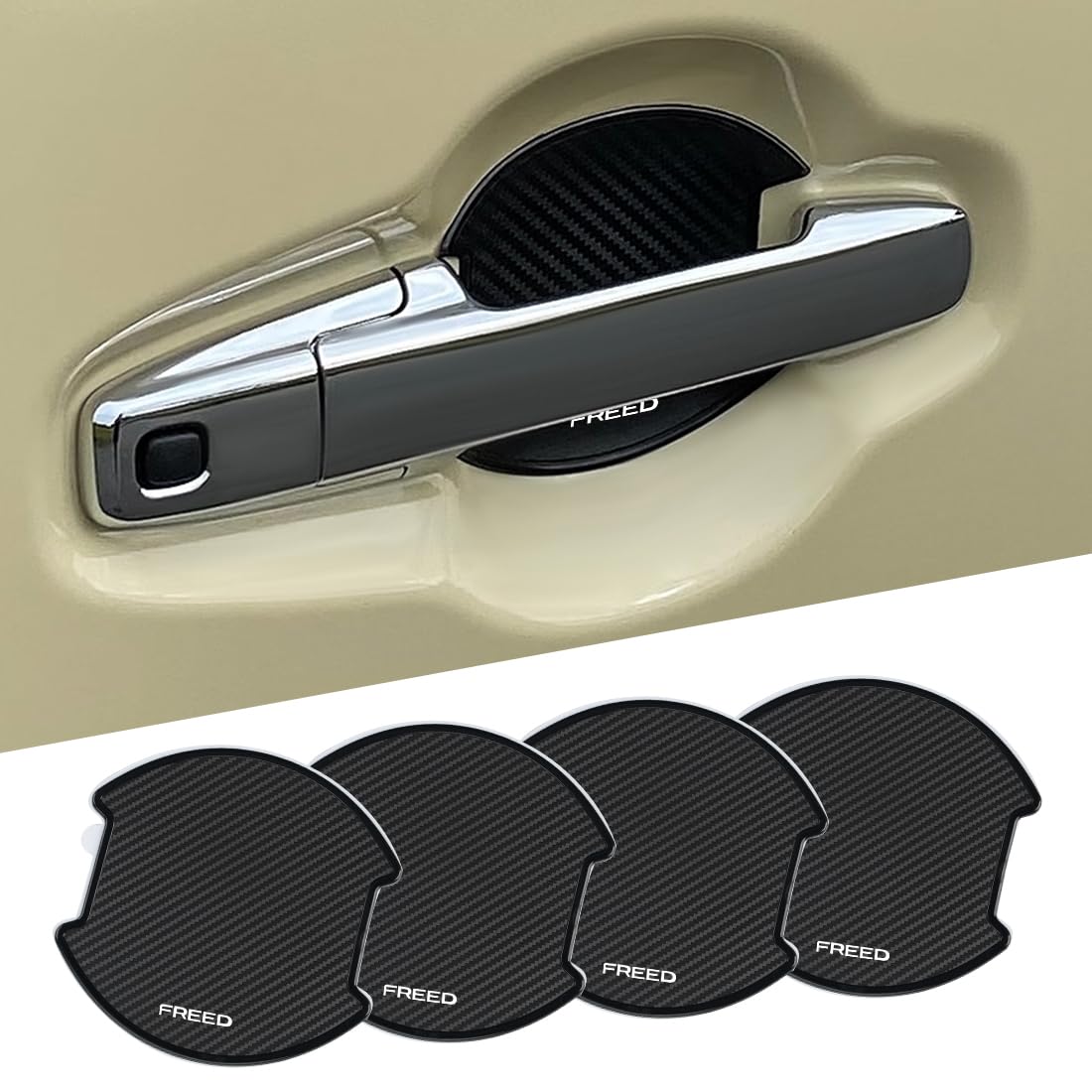 

[Эксклюзив Freed] Защитная накладка на дверную ручку автомобиля Honda FREED Exclusive Door Knob Guard Freed Air Crosstar Set of 4 External Parts