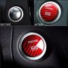 Car Engine Start Stop Button Switch Cover Carbon Fiber Sticker For Mercedes-Benz