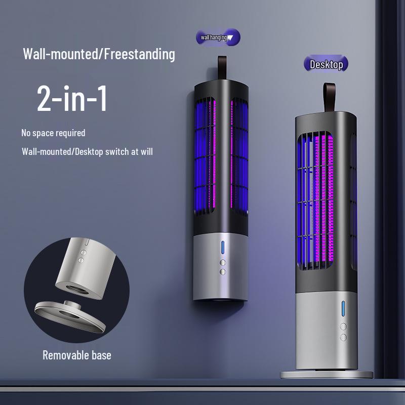 2026 Wiederaufladbarer 2-in-1 Elektrischer Mückenvernichter & Nachtlicht - Multifunktionale Schock-Abwehrlampe