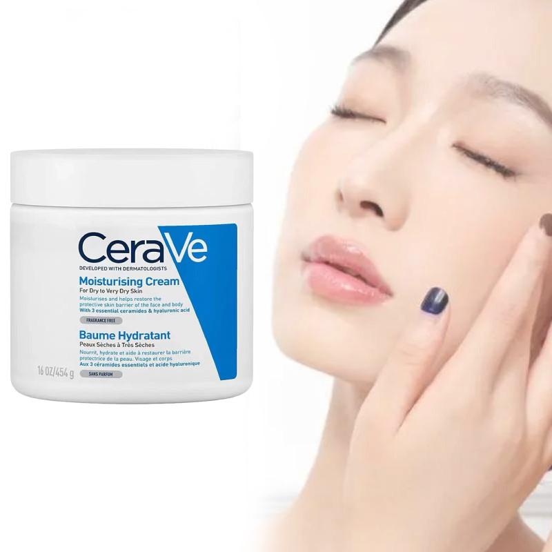 Cerave Hydrating Moisturizing Cream For All Skin Types Lightweight And Nourishing Formula