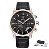 BENYAR 5104 Watch Men Top Fashion Brand Quartz Sport Leather Strap Watches Business Analog Leather Male Waterproof Clock Relojes