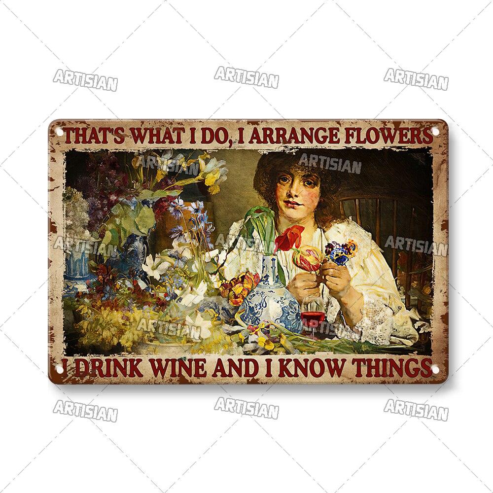 

Artisian Gardening Metal Poster Flower Plant Tin Sign Decorative Wall Plaque for Garden Garage Bar Pub Club Hotel Cafe Kitch 20x30cm