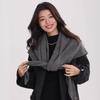 Concave Wool 100 Shawl Enlarged Autumn and Winter New Warm Triangle Scarf Knitted Scarf Women