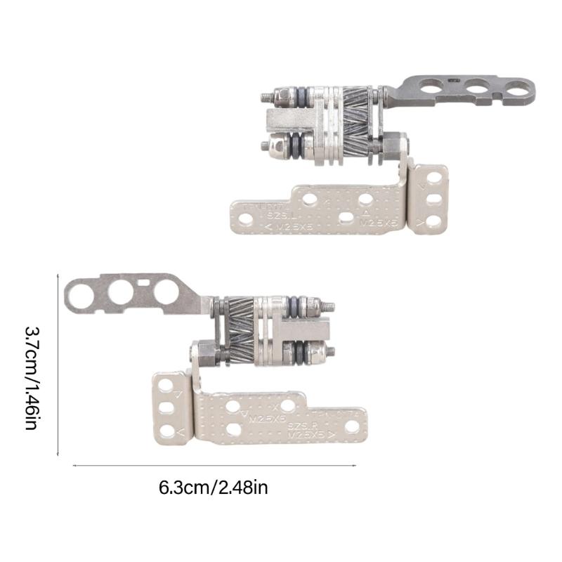 Precise Machined Laptop Hinge Replacement Durability Metal Construction Smooth Opening For 16AD 16AC Laptop Screen Hinges