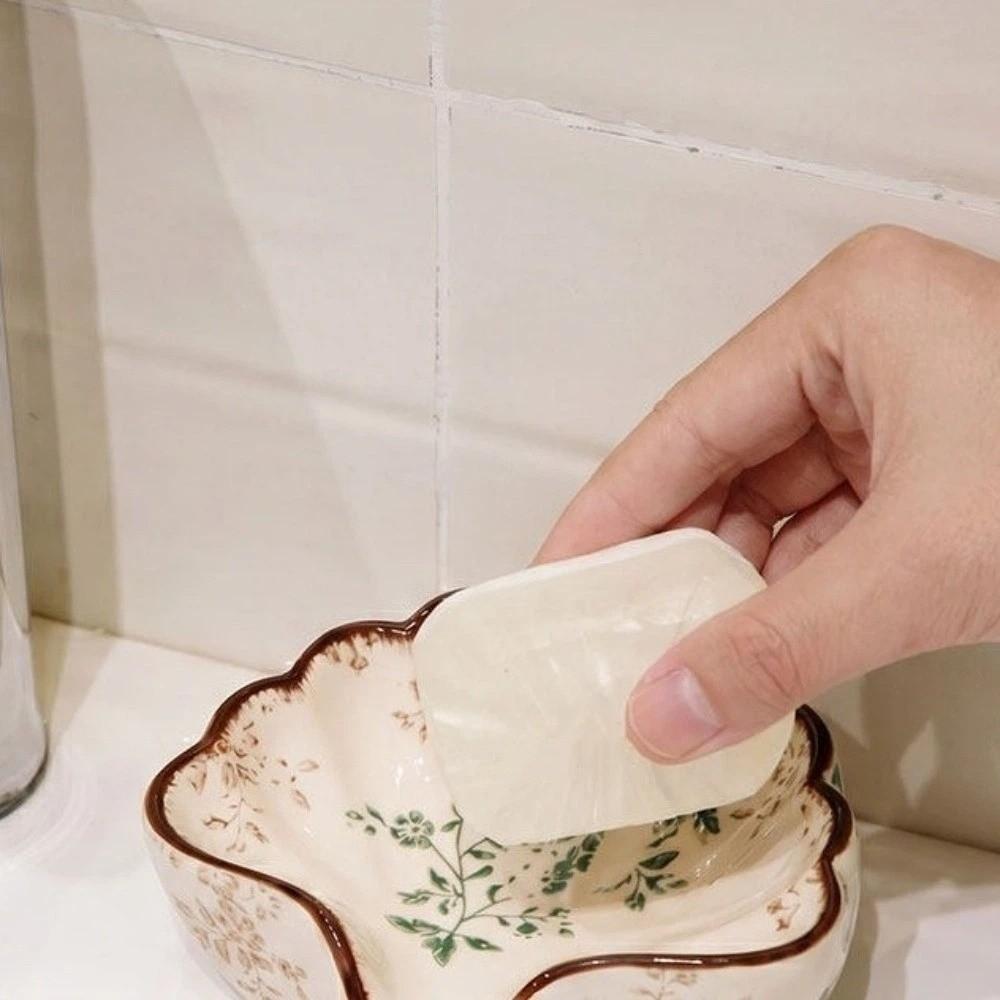 Easy Clean Vintage Ceramic Soap Box Waterproof Exquisite Soap Drainage Rack Non-Slip Decorative Soap Dish Hotel