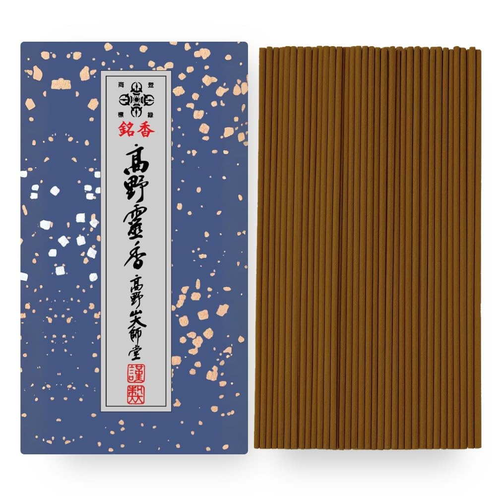 

Koyasan Reiko Incense Sticks, Premium Incense, Large Box of Approximately 350 Sticks, 13.5cm Long, Temple Fragrance, for Buddhist Altars, Koyasan
