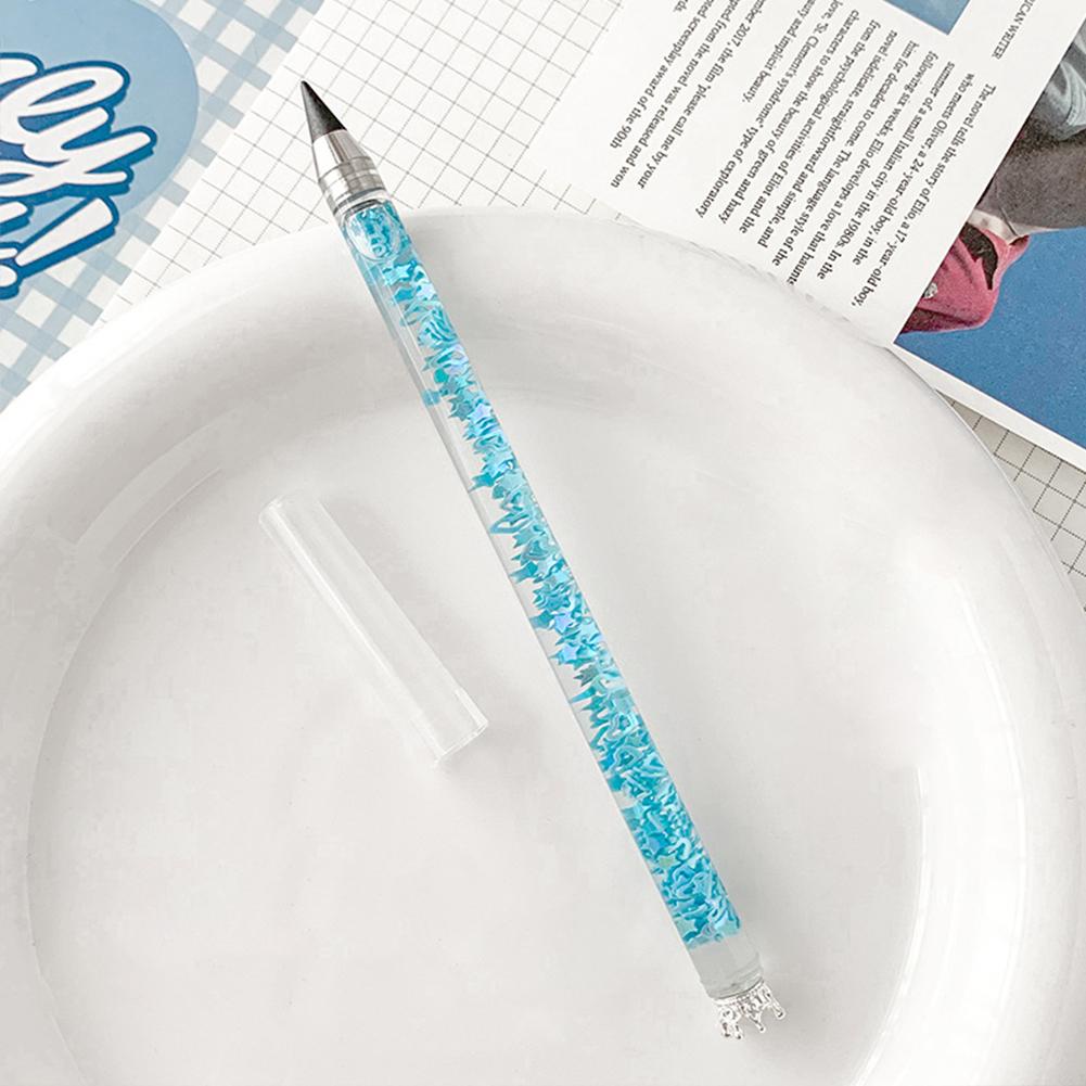 

1 шт., цветные неограниченные карандаши для письма без чернил, волшебная ручка без заточки карандашей, принадлежности для рисования, новинка, подарки, канцелярские принадлежности 1 синий