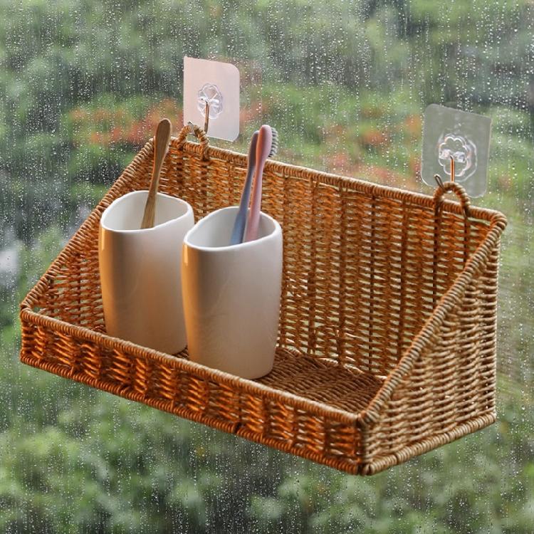 Stylish Wall Hanging Storage Container Decorative Wall Basket Ideal For Keeping Bathroom Counter Neat And Mess Release