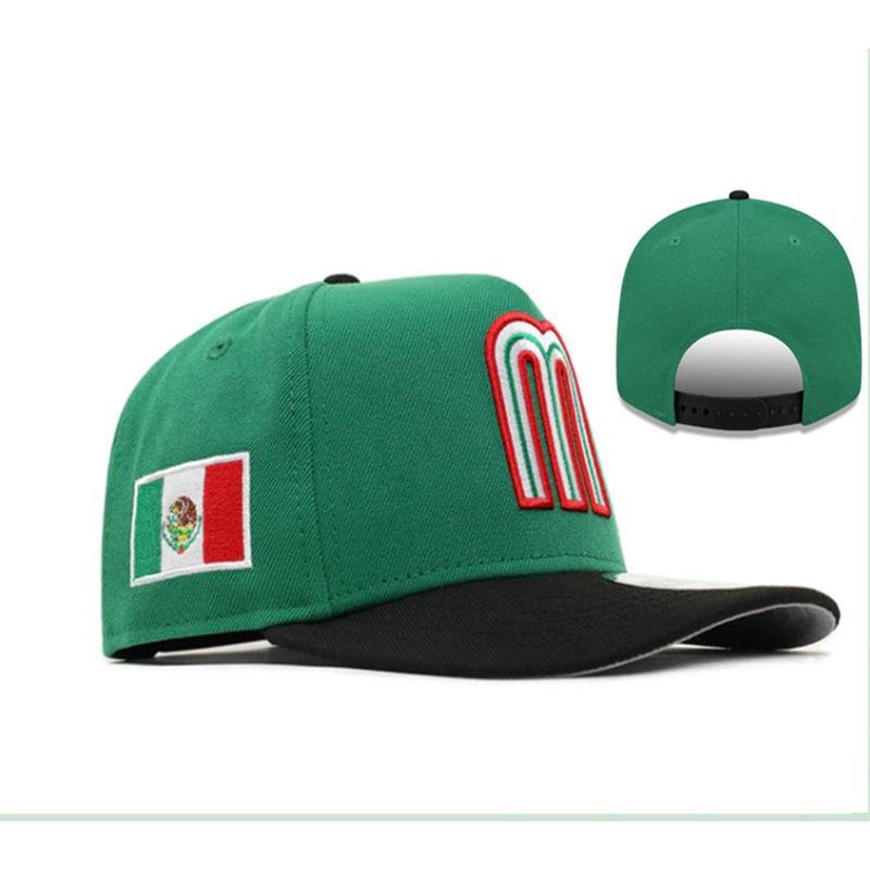 Cappellino da Baseball Regolabile con Visiera a Becco d'Anatra 'New Mexico' 2025 con 'M' Ricamata per Uomo e Donna