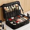 Large Capacity Cosmetic Bag Portable Makeup Organizer with Dividers Multilayer Storage Bag for Travel