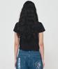 Nigaennikol Rose Signature Crop Top_Black Sky Blue