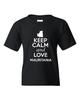 Keep Calm And Love Mauritania Country Patriotic Novelty Youth Kids T-Shirt Tee Unisex T-Shirt