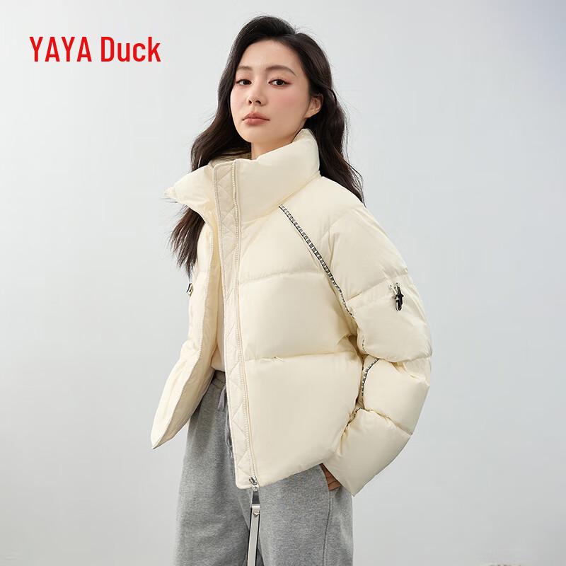 Yaya Women's Short Stand Collar Thickened Down Jacket
