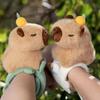 Wristband Capybara Slap Snap Doll Toy Clap Circle Toy Capybara Plush Hand Ring  Kids Toys