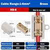 New High Power High Power Splitter Conductor Brass Large Current Quick Terminal Block Wiring Connector Electrical