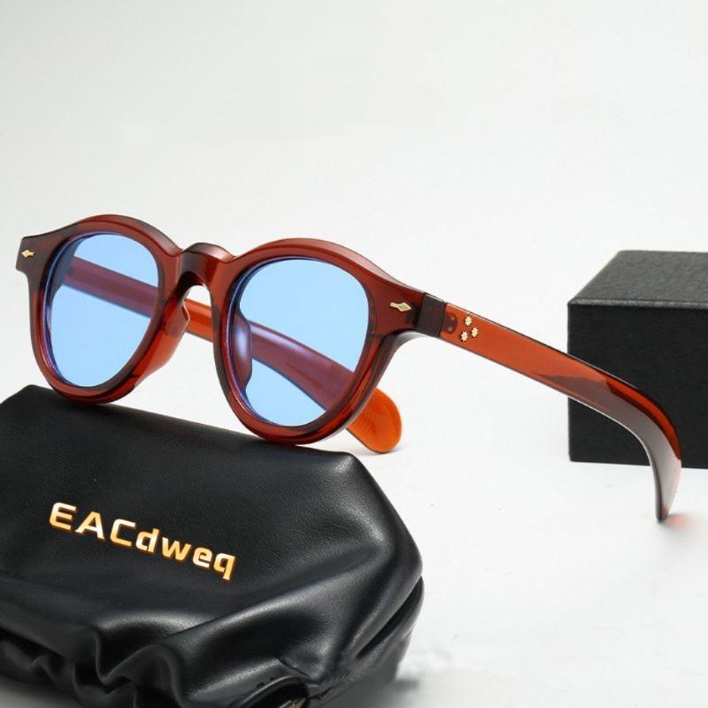 Polarized UV Protection Lightweight Comfortable Durable High Quality Retro Round Shaped Female Male Men Sun Glasses