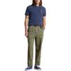 Polo Ralph Lauren Solid Color Logo Embroidered Loose Fit Straight Leg Casual Pants Men bottoms Green 710917138-004