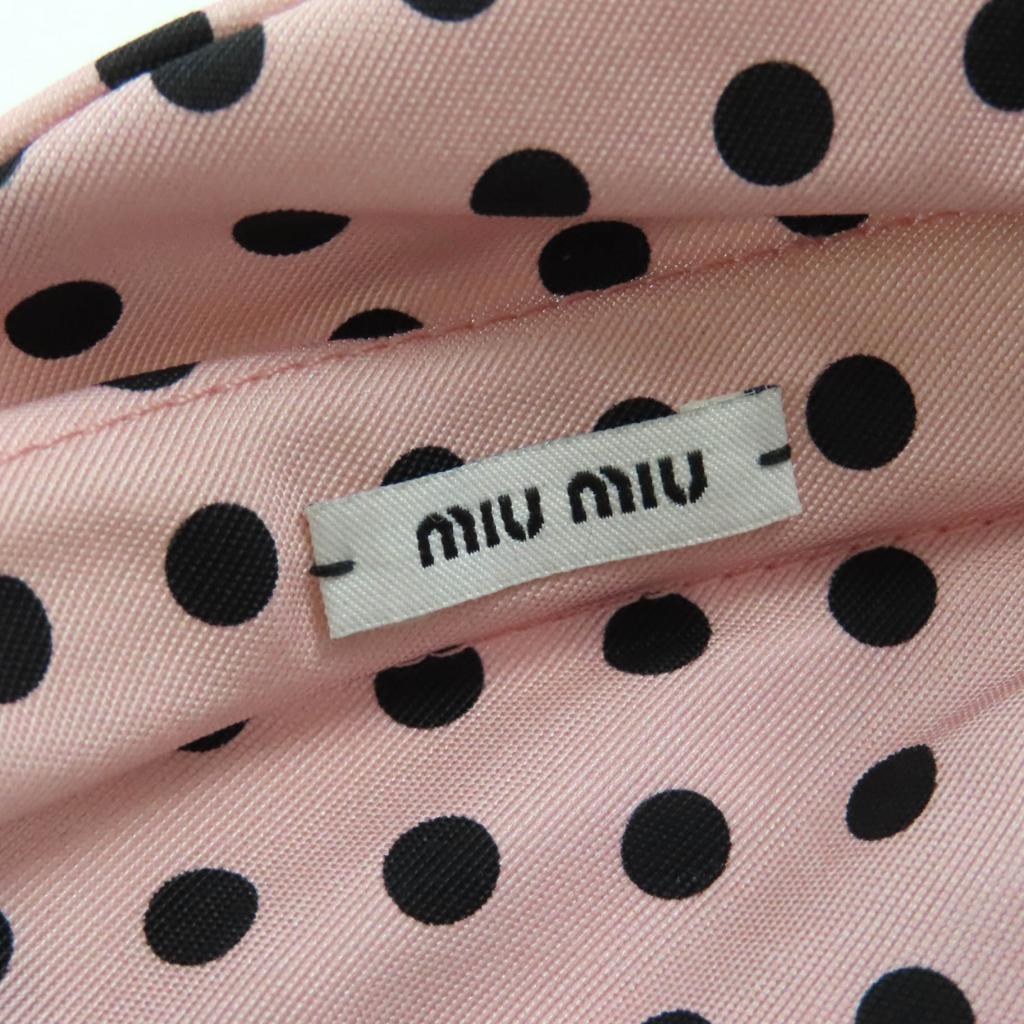 Excellent Miu Miu hair accessory Pink black Women 5IH032 Used