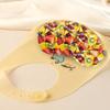 Waterproof Baby Bibs Baby Stuff Cute Cartoon Animal Printed Kids Bib Girl Boy Adjustable Soft Silicone Bib Baby Feeding Stuff