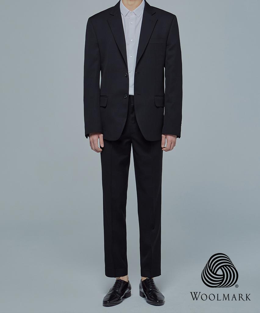 Beoteunseoul Pure Wool 100% Suit Pants (Grey)