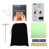Kalimba 17 Keys Thumb Piano with Study Instruction & Tune Hammer Wood Finger Piano for Kids Adult Beginners Professional