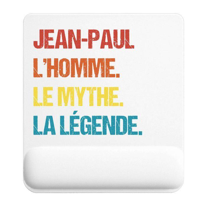 Tapis de souris - PLANETEE - Jean-Paul Mythe Légende Vintage - 22 x 18 cm - 3 mm - Sublimation HD
