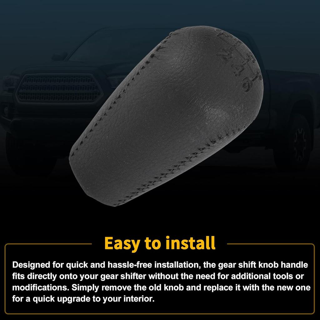 6 Speed Manual Transmission Gear Shifter Knob Handle for Toyota Tacoma 2005-2016 No.3350412250B0 Manual Shift Gear Lever Knob Gear Shift Knob