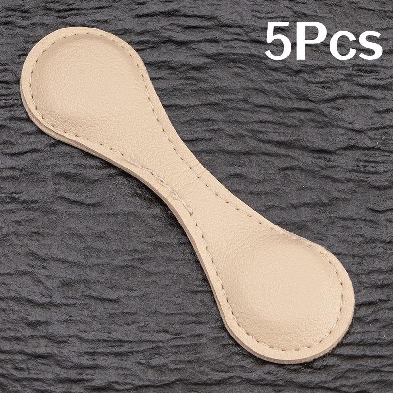 5pcs /set Magnetic Clip Sleeve Magnetic Buckle PU Leather Magnetic Bookmark Double-sided Magnet Clip for Diaries And Books