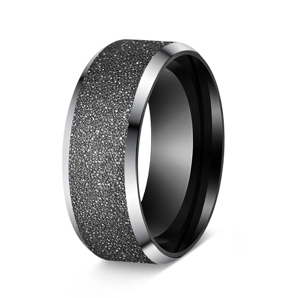Simple Style Men's Rings, European and American Jewelry, Hand Jewelry