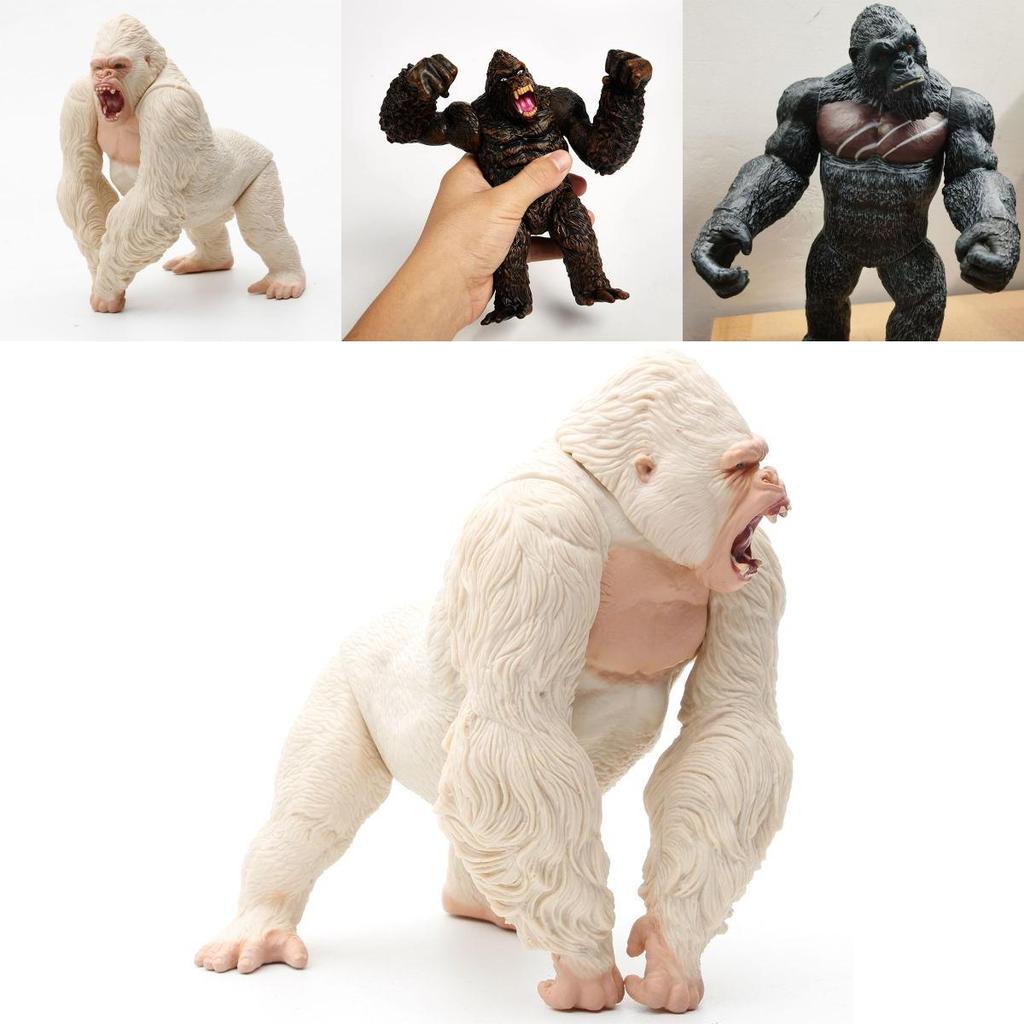 Original Bandai Shm King Kong Gorilla Model Toys Exquisite Action Figure For Childrens Gifts