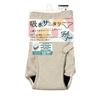 Oglan Japan Women's Absorbent Sanitary Shorts, Regular Shorts with Lace, 10cc, Beige