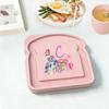 My Little Pony Sandwich Containers Lunch Box Reusable Toast Shaped Storage Box with Lid Office School Portable Food Container