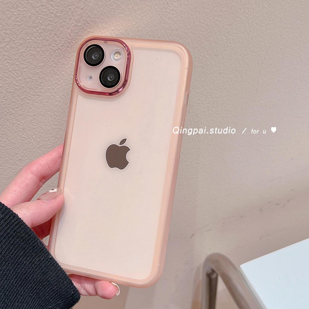 "Ultra-Thin Transparent Anti-Fall Protective Case for iPhone 15 Pro Max - Simple, All-Inclusive Design"