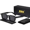 HBK Punk Square Sunglasses Men Punk Sun Glasses for Women Fashion Travel Outdoor Cycling UV400 Lunette De Soleil Homme