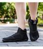 Fleece-lined Mid-top Five-finger Shoes for Women & Men - Non-slip, Wear-resistant, Ideal for Outdoor, Fitness, Yoga & Hallux Valgus.
