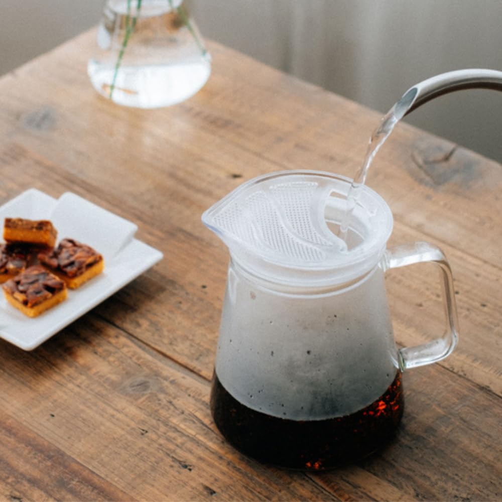 Hario Lidless Teapot, Clear, Simple, 450ml, FNC-45-T