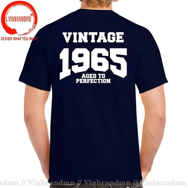 Summer Style New T Shirt Unisex Made In 1965 Vintage Tshirt Born 1965 Birthday Aged To Perfection Gift Tops Funny Casual Tee Shirt