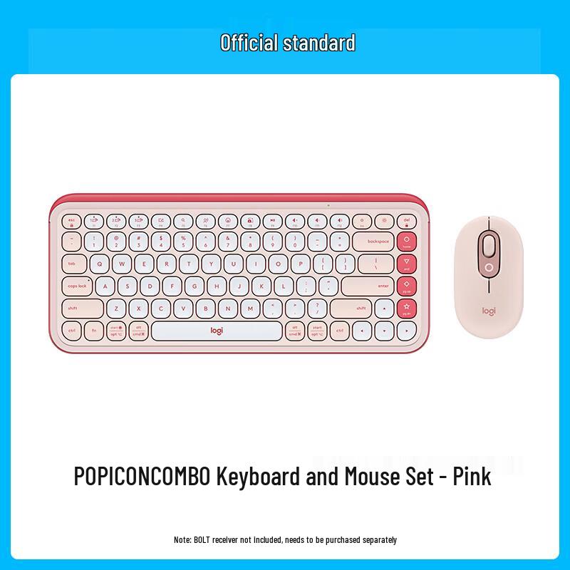 Logitech POP ICON COMBO Wireless Keyboard & Mouse Series