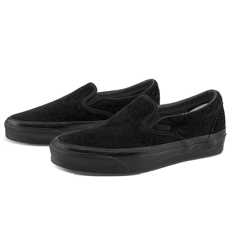 Vans OG Classic Slip-On LX Velvet Emboidery - Leopard Black Unisex Sneakers VN0A45JK9RF