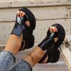 2025 Women's Sports Dad Sandals: New Style Roman Beach Sandals with Buckle and Thick Sole