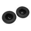 1 Pair Headset Ear Pads PU Leather Soft Sponge Thick Flexible Smoothing Ear Cushions for Headset Repair Replacement