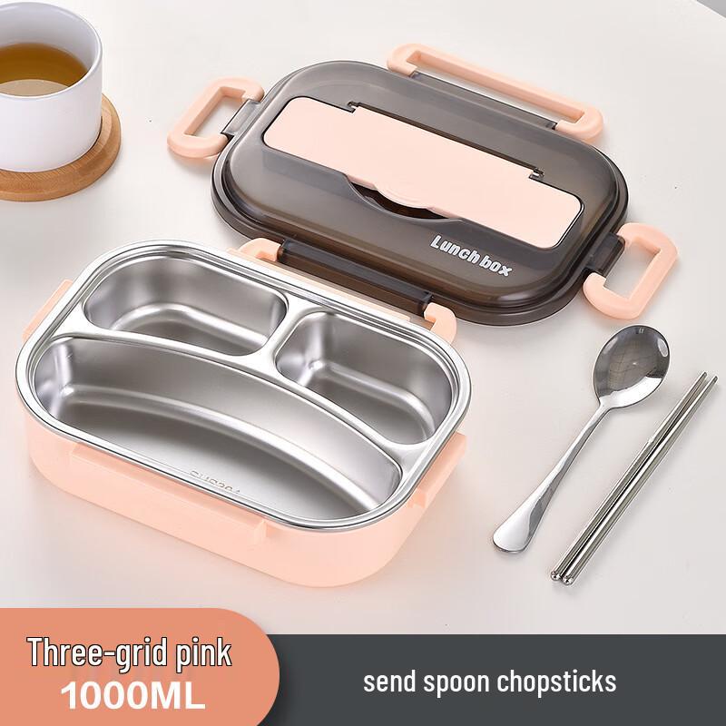 Ruhan 304 Stainless Steel Insulated Divided Bento Lunch Box