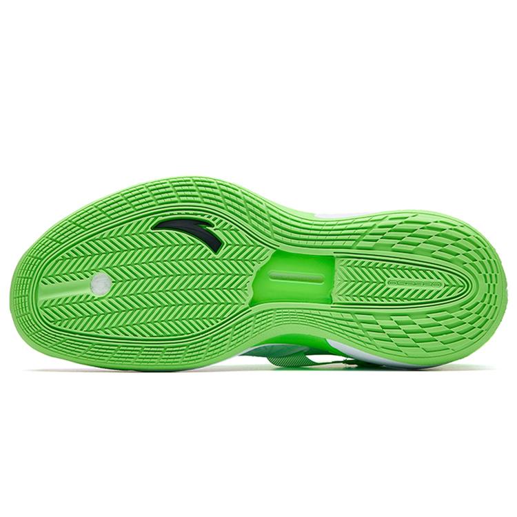 New ANTA GH3 Basketball Shoes Men Low Top ANTA White/Fluorescent Iridescent Green/Black 112231103-6