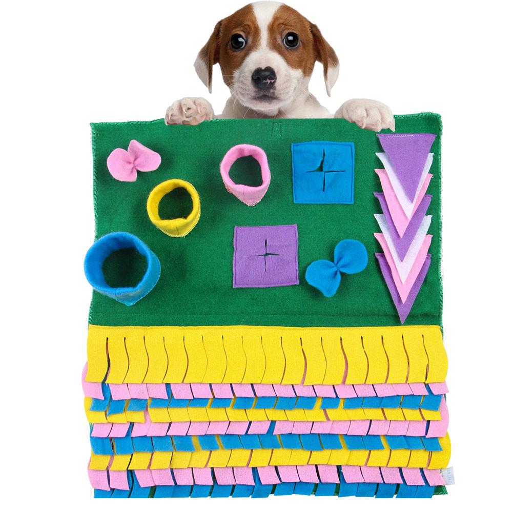Buy Pet mat dog feeding mat dog sniffing pad small / big dog training mat suitable for all cats