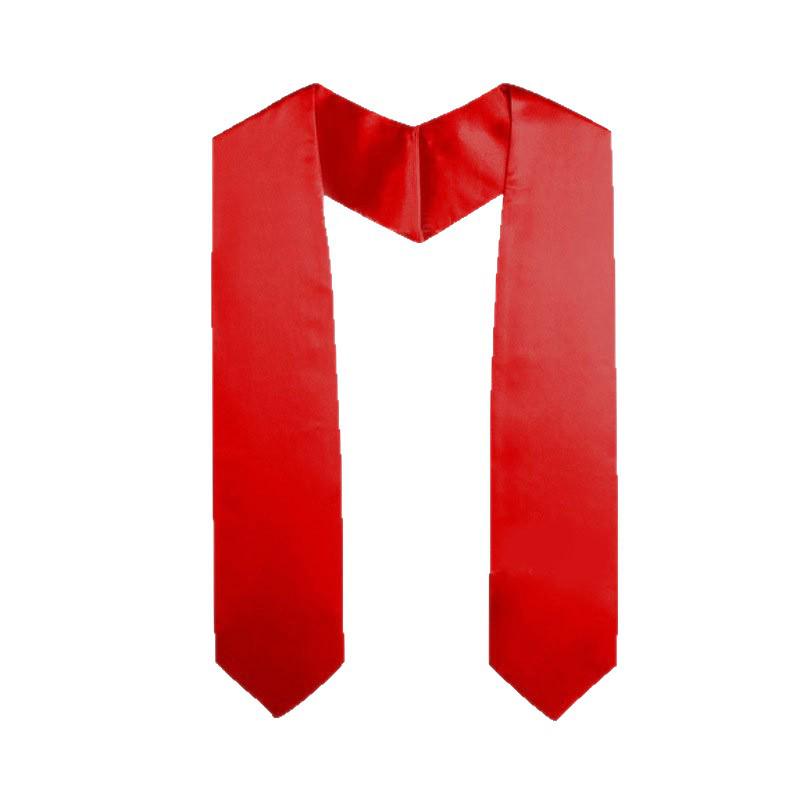 Graduation Satin Honor Sash with Logo - European & American Bachelor Gown Accessory