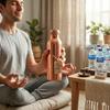Nirmal Ganga Pure Copper Plain Water Bottle - 1 Litre Each, Shudh Tamba, Superior Export Quality //Pack of 2