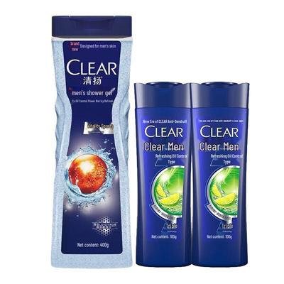 Clear Men Balance Oil Control Sport Shower Gel & Shampoo Set