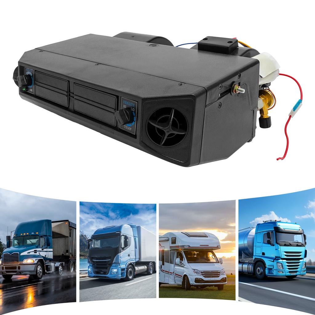 Universal Under Dash AC Evaporator Kit, 3-Speed Direct-Fit 12v Air Conditioner for Car, 880CFM Airflow Car Electric AC Kit